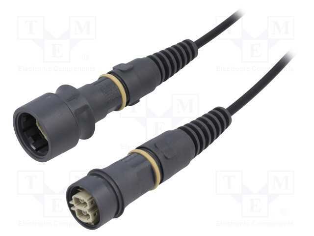 Patchcords de fibra óptica, PIN: 2, Multi modo du.