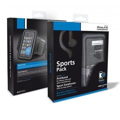 Pack Desportivo de Auricular+Bracelete P/Iphone