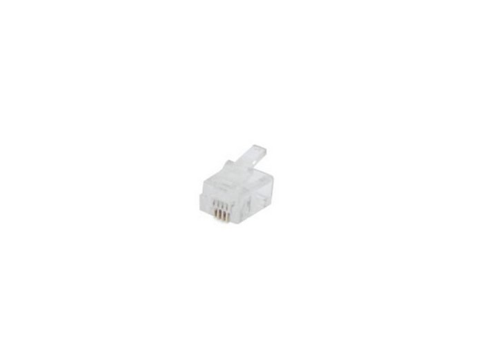 Modular Connector Rj11 6p4c, 50 Pcs In Blister