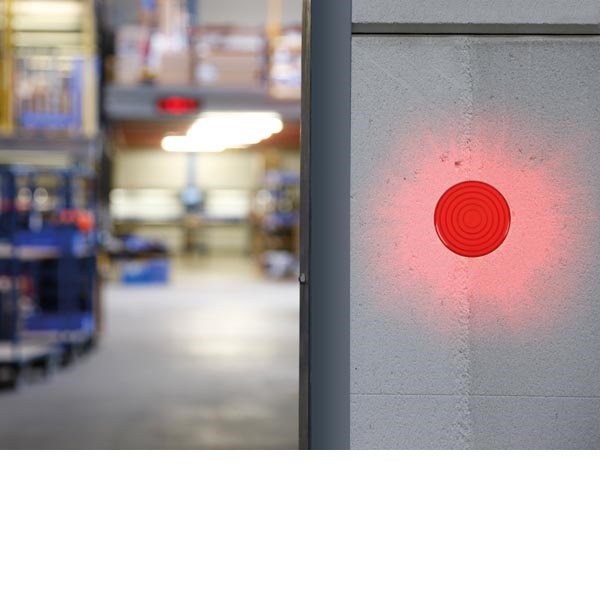 Luz LED Intermitente - Vermelha - 12 Vdc  100 Mm