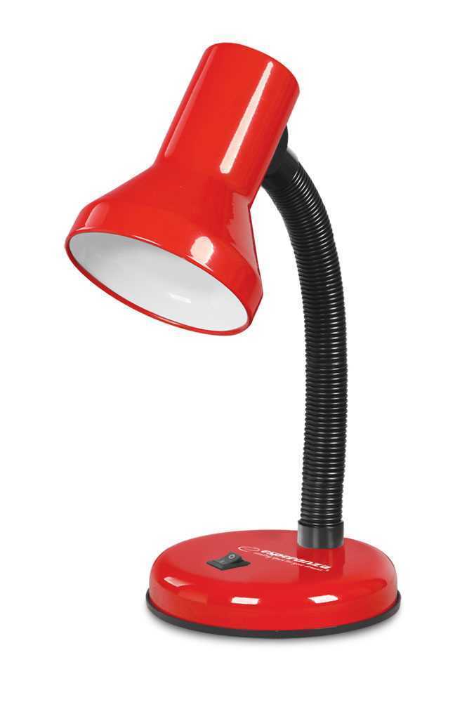 Esperanza Desk Lamp E27 Alatair Red