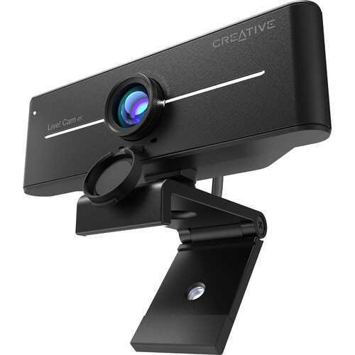 Creative Webcam Live Cam Sync 4k 2xmicrofone e Capa