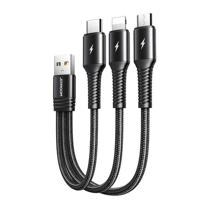 Nabíjecí Kabel 3 V 1 0,15 M Joyroom S-01530g9 (Cerný)