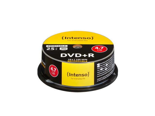 Dvd+R Intenso 4,7gb  25pcs Cake Box 