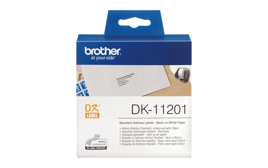 Etiquetas para Impressora Brother Dk11201 29x90mm