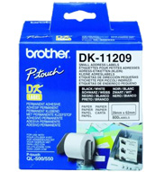 Etiquetas para Impressora Brother Dk-11209 62x29mm