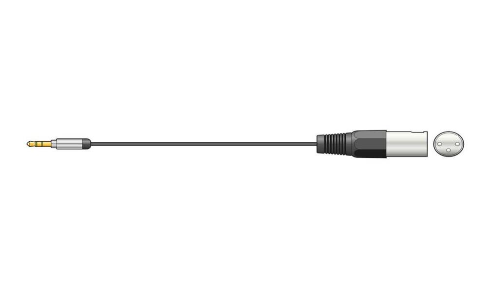 Classic Audio Lead 3.5mm Stereo Jack Plug - Xlr Male 1.5m