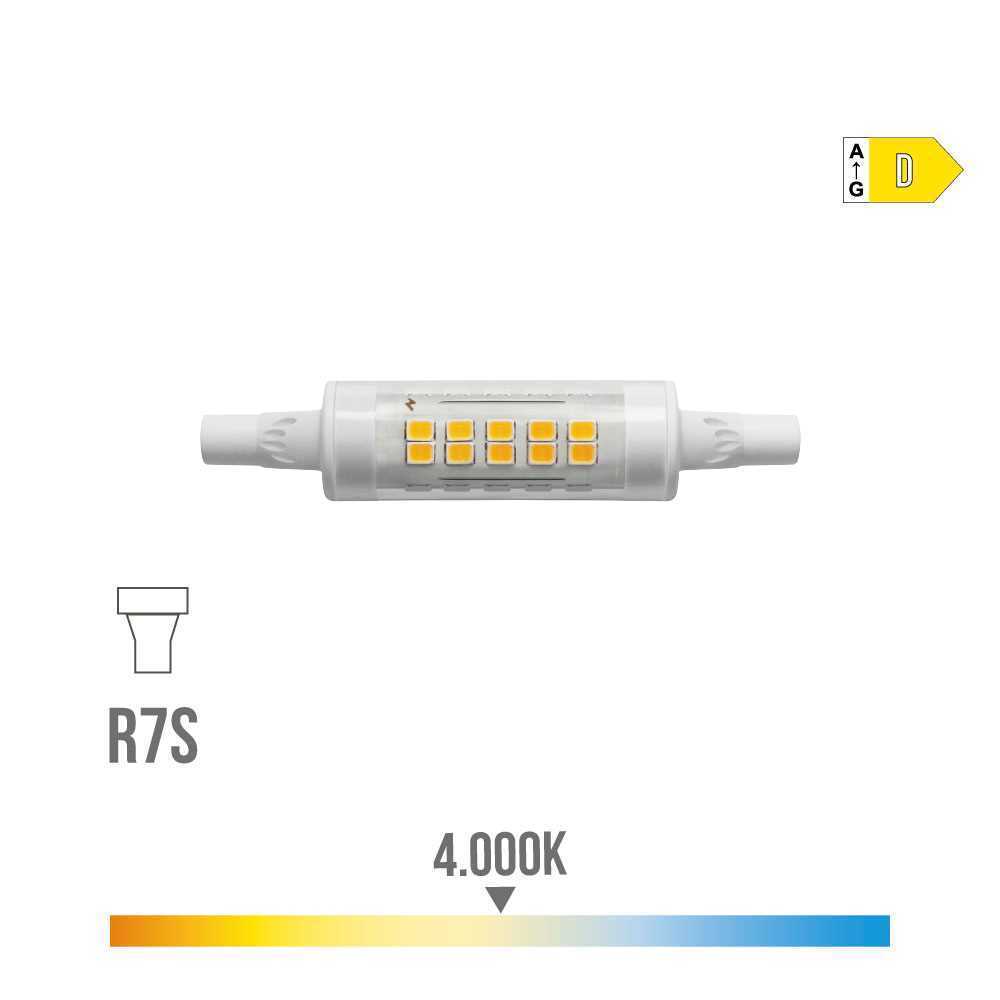 Lâmpada Lineal LED 78mm R7s 5.5w 600lm 4.000k Luz Dia Ø1,5x7,8cm Edm