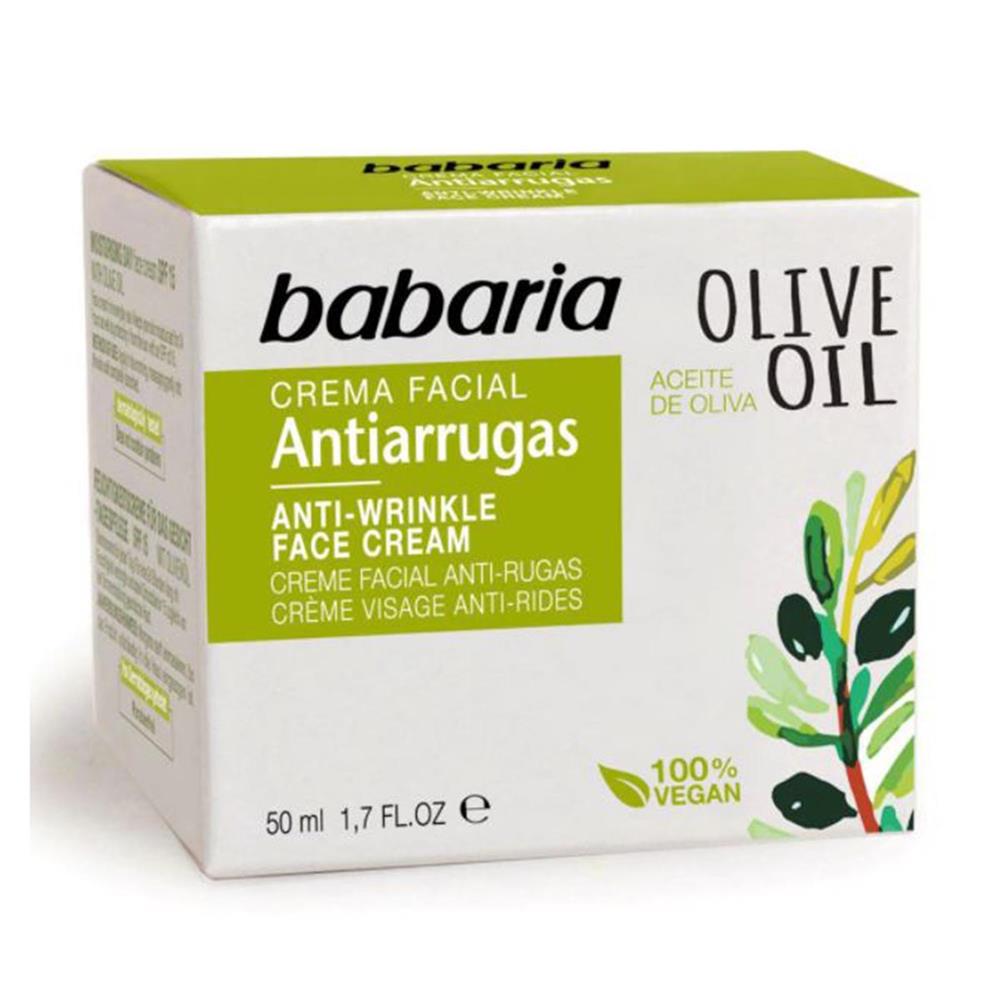Babaria Olive Oil Crema Facial Anti-Arrugas Noche.