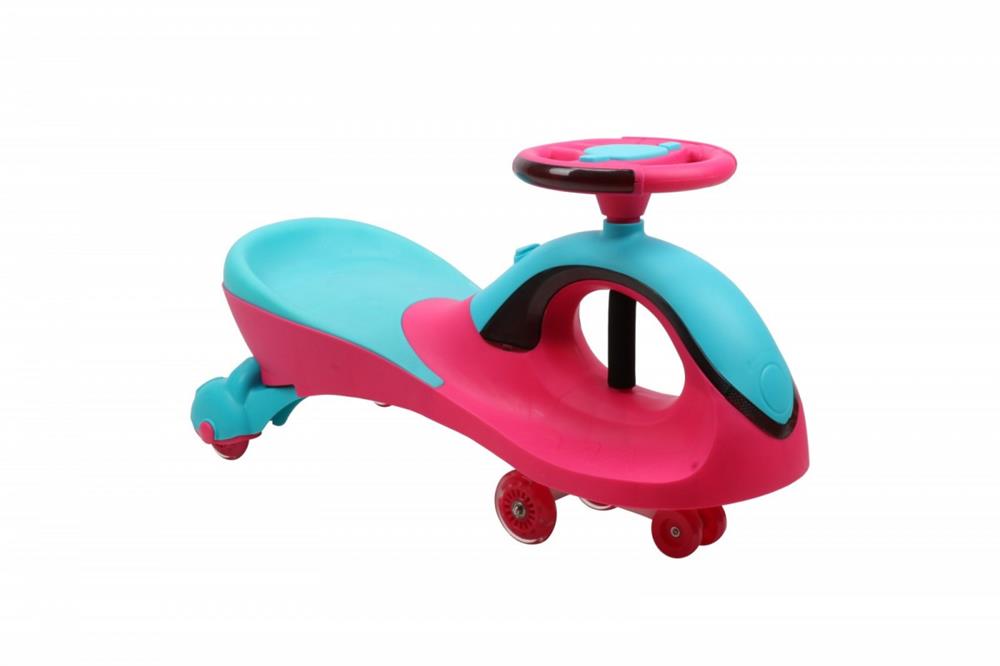 Hot Hit Swing Car With M Usic And Light Pink-Sky