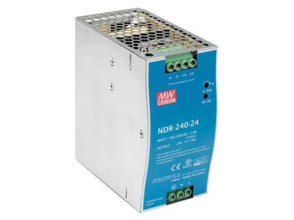 240 W Single Output Industrial Din Rail Power Supply 24 V 10 a