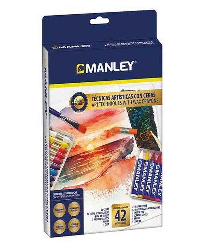 Ceras de cores Manley 42 Peças Multicolor
