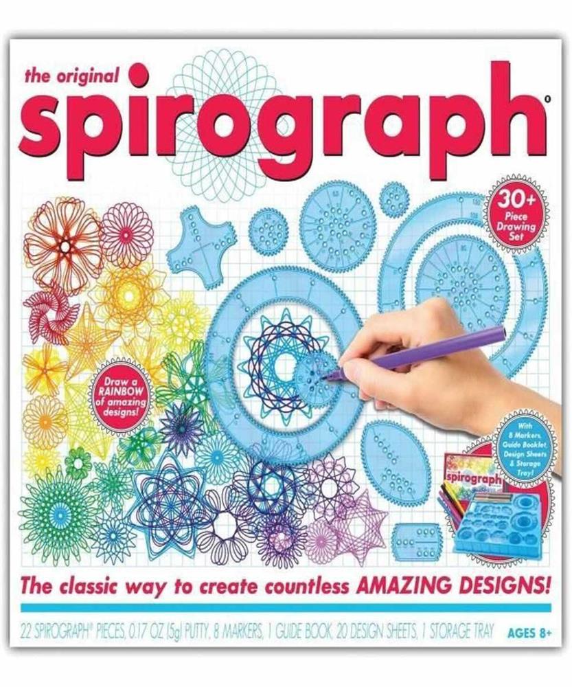 Conjunto de desenho spirograph silverlit 30 peças