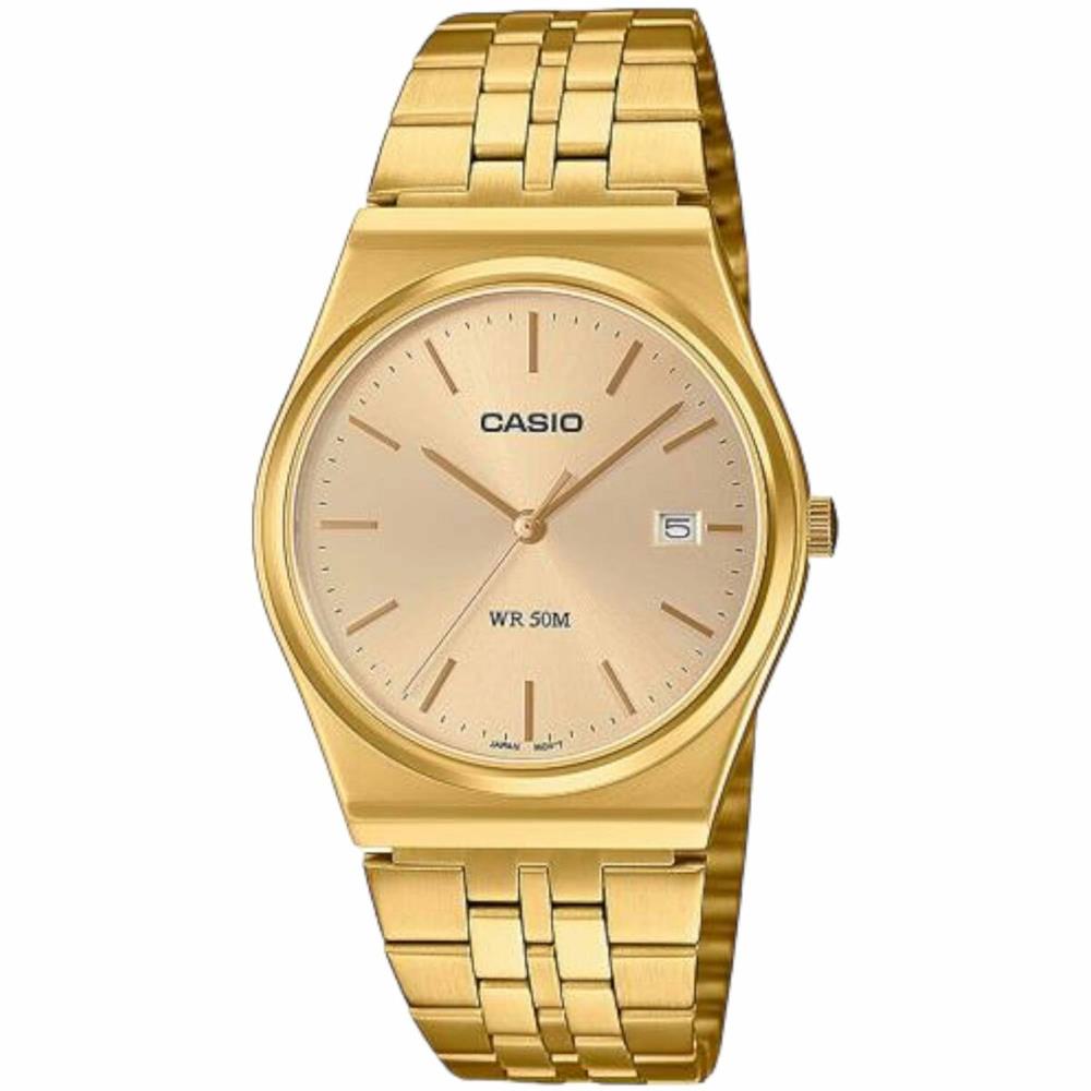 Relógio masculino casio mtp-b145g-9avef dourado (.