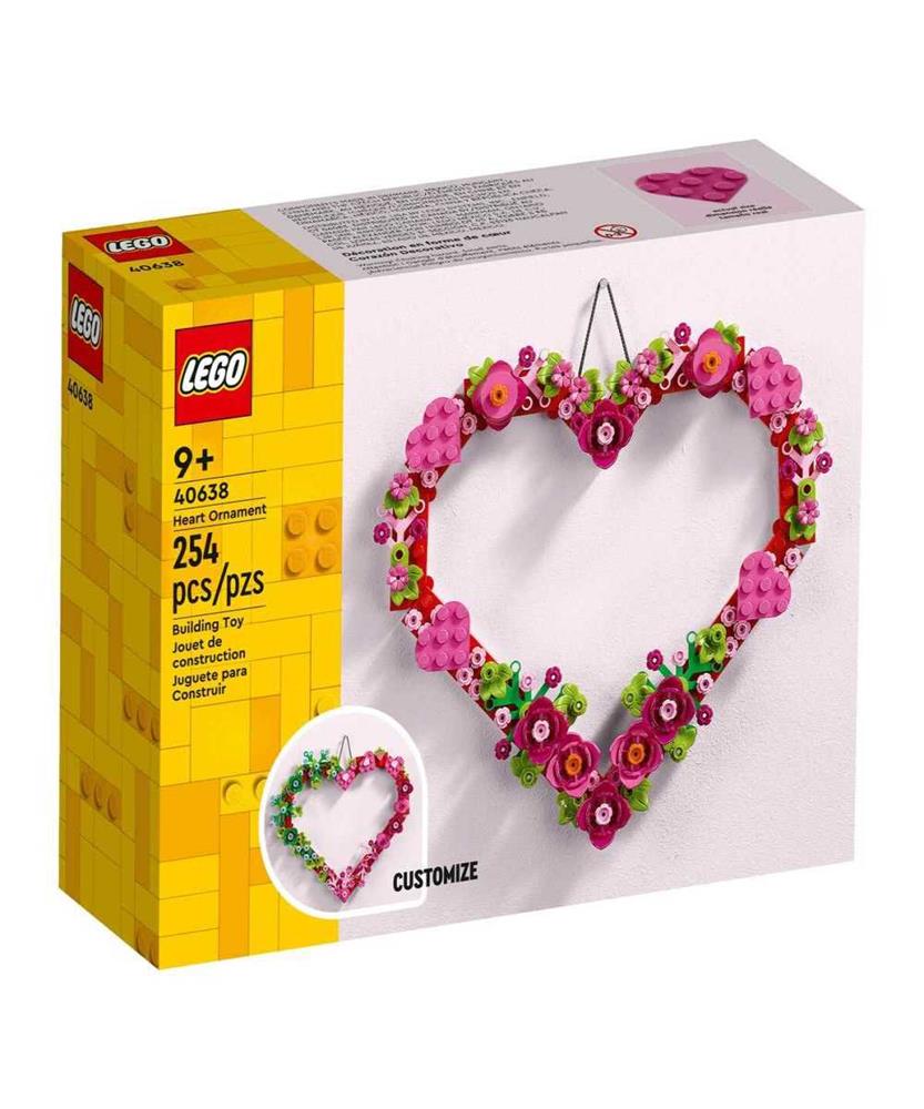 Jogo de Construção Lego 40638 Heart Ornament 254 .