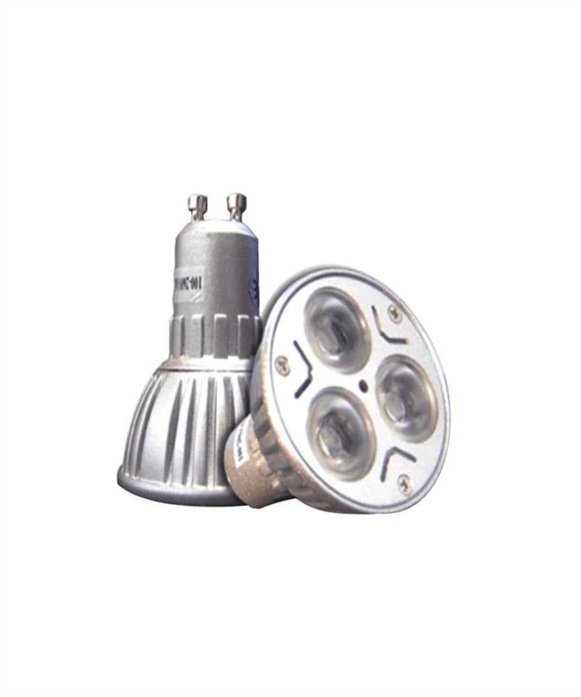 Led 3x1w casquilho gu10 3100k