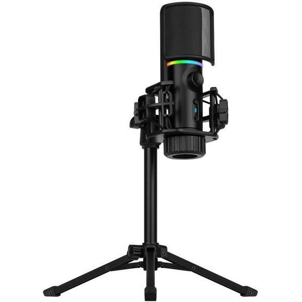 Streamplify Mic RGB Microphone  Usb-A  Black - Tripod Incl.