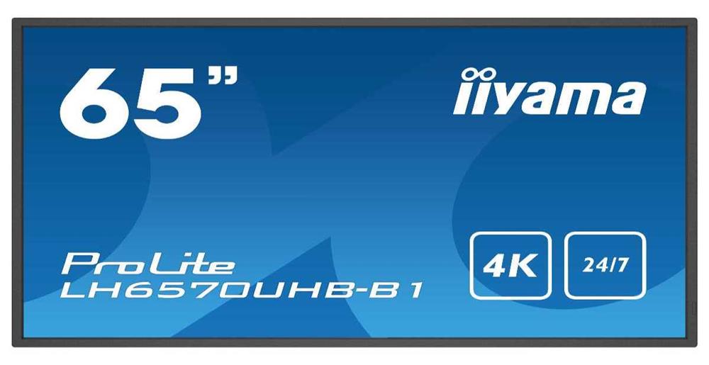 Iiyama Digital Signage Prolite Lh6570uhb-B1 Lh6570uhbb1 (Lh6570uhb-B1)