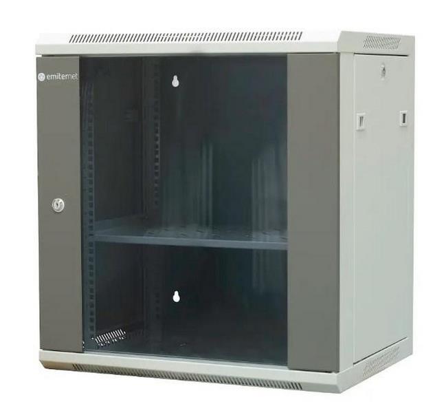 Emiternet Separate Hanging Cabinet 19  12u  Sheet Metal/Glass Door  600×450×635mm Width/Depth/Height