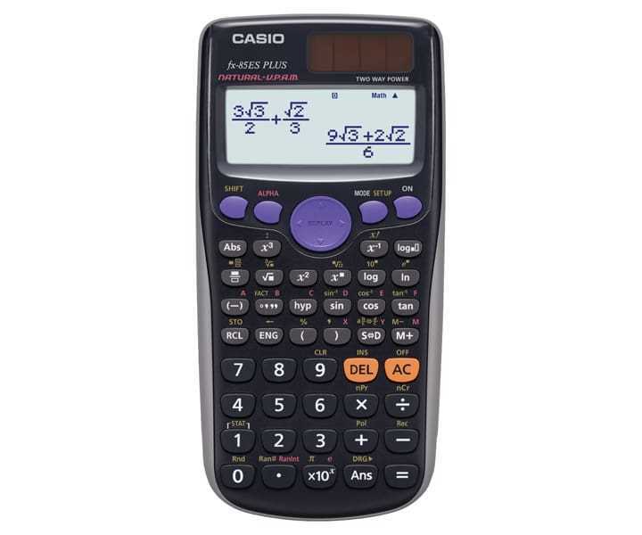 Casio Fx-85es-S Plus Calculadora Pc Calculadora C.