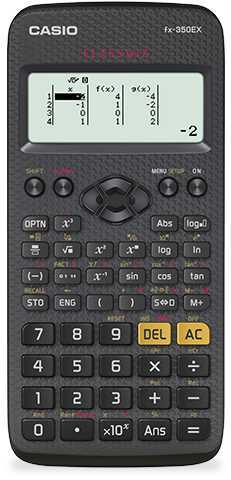 Casio Scientific Calculator Fx-350cw Box