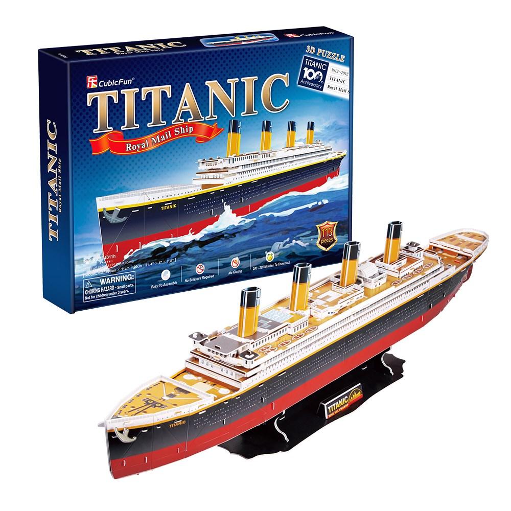 Puzzle 3d Titanic Grande Escala - 113 Pcs
