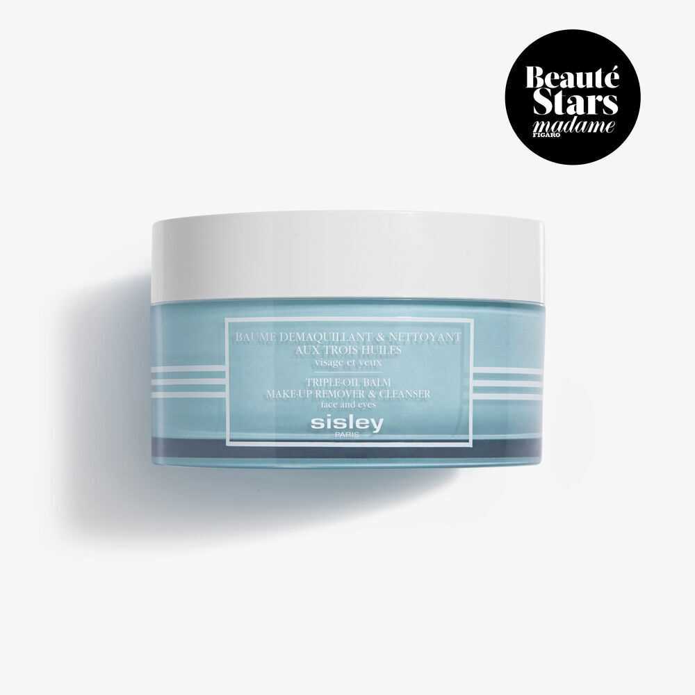 SISLEY TRIPLE-OIL BALM MAKE-UP REMOVER AND CLEANS.