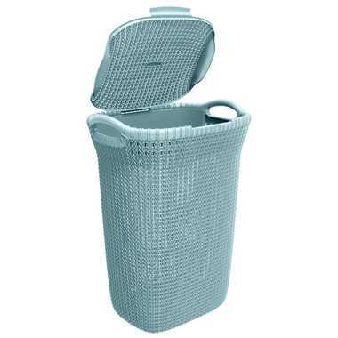 Curver Laundry Basket Knit 57l /Grey-Blue
