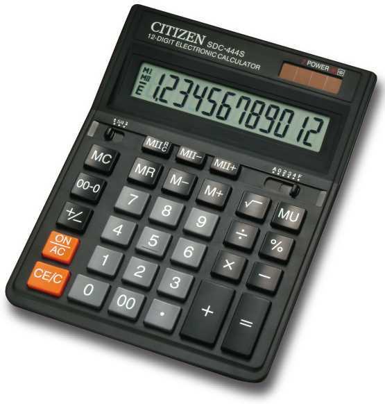 Citizen Sdc-444s Calculadora Pc Calculadora Básic.