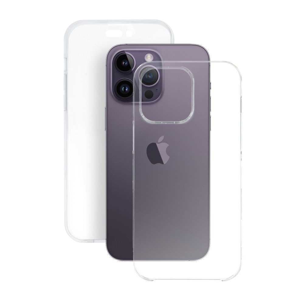360 Full Cover Case Pc + Tpu para iPhone 14 Pro