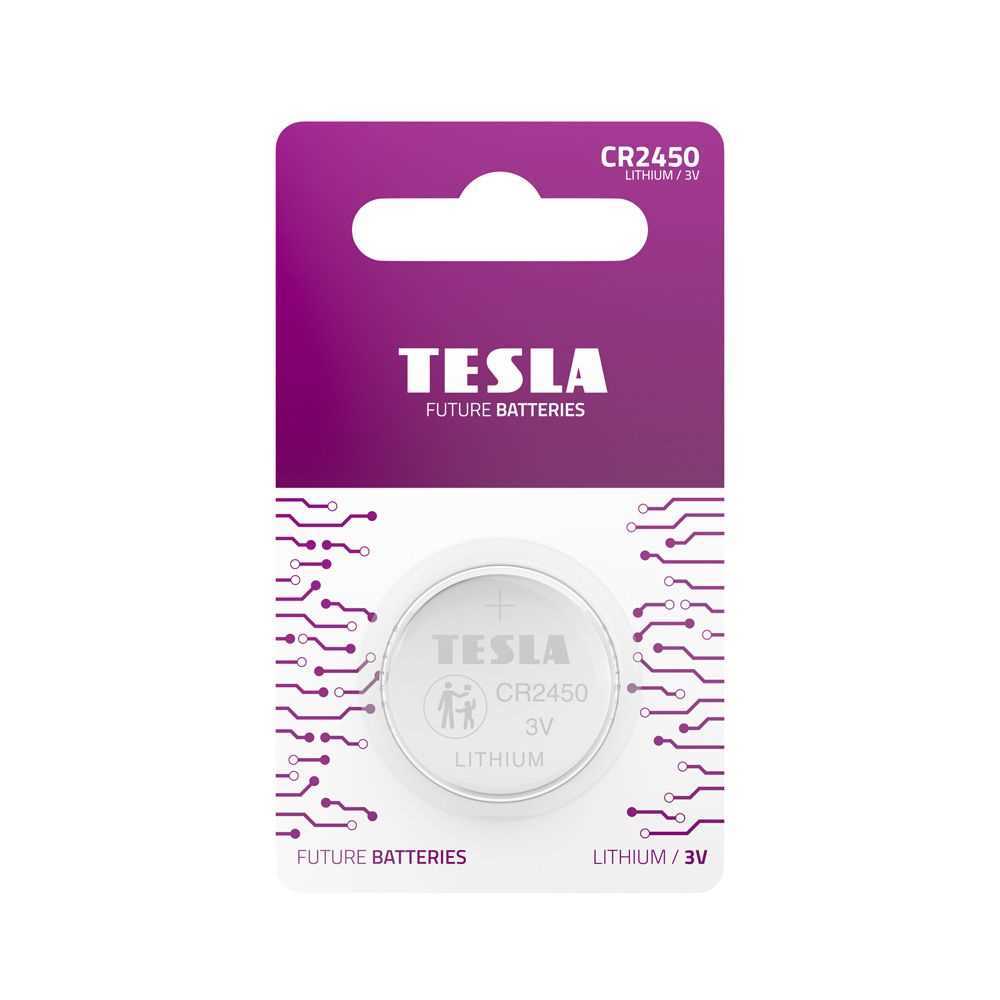 Bateria de Lítio Tesla Cr2450 [1x240] 3v 1 Pcs