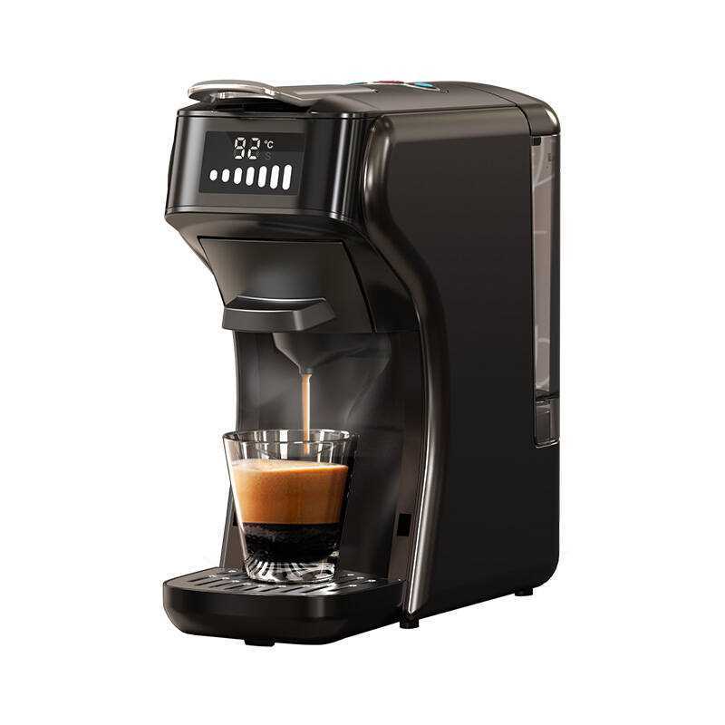 Hibrew 5-In-1 Capsule Coffee Maker H1b-Black (Black)