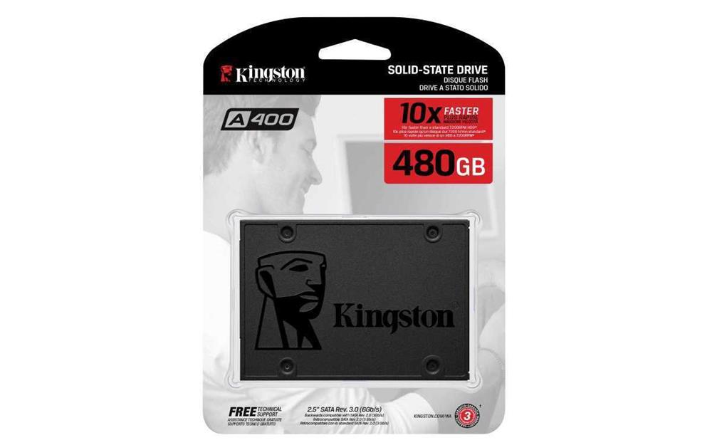 Disco SSD Kingston A400 480gb/ Sata Iii