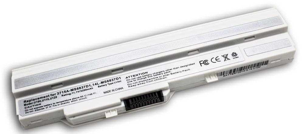 Bateria p/ Portátil Compatível LG 4400mAh X110 10 UMPC Blanca