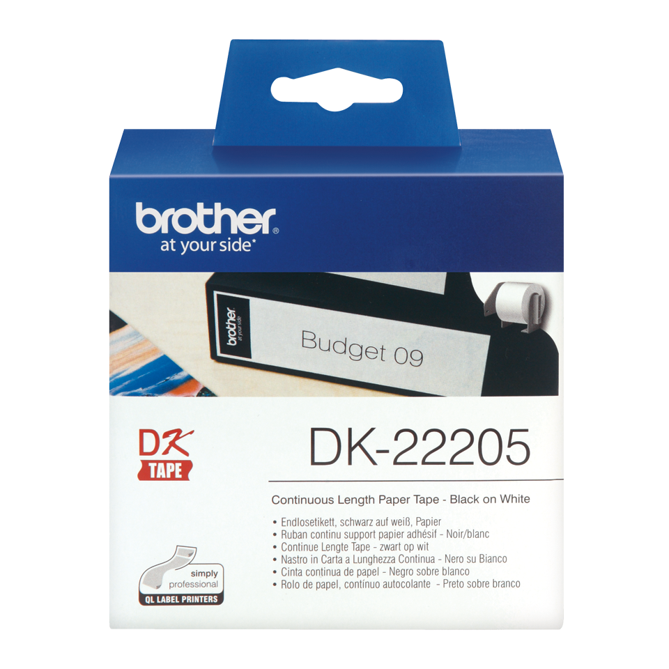 Papel Contínuo para Impressoras Brother Dk-22205