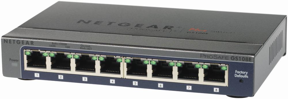 Switch de Mesa Netgear Gs108e-300pes 16 Gbps