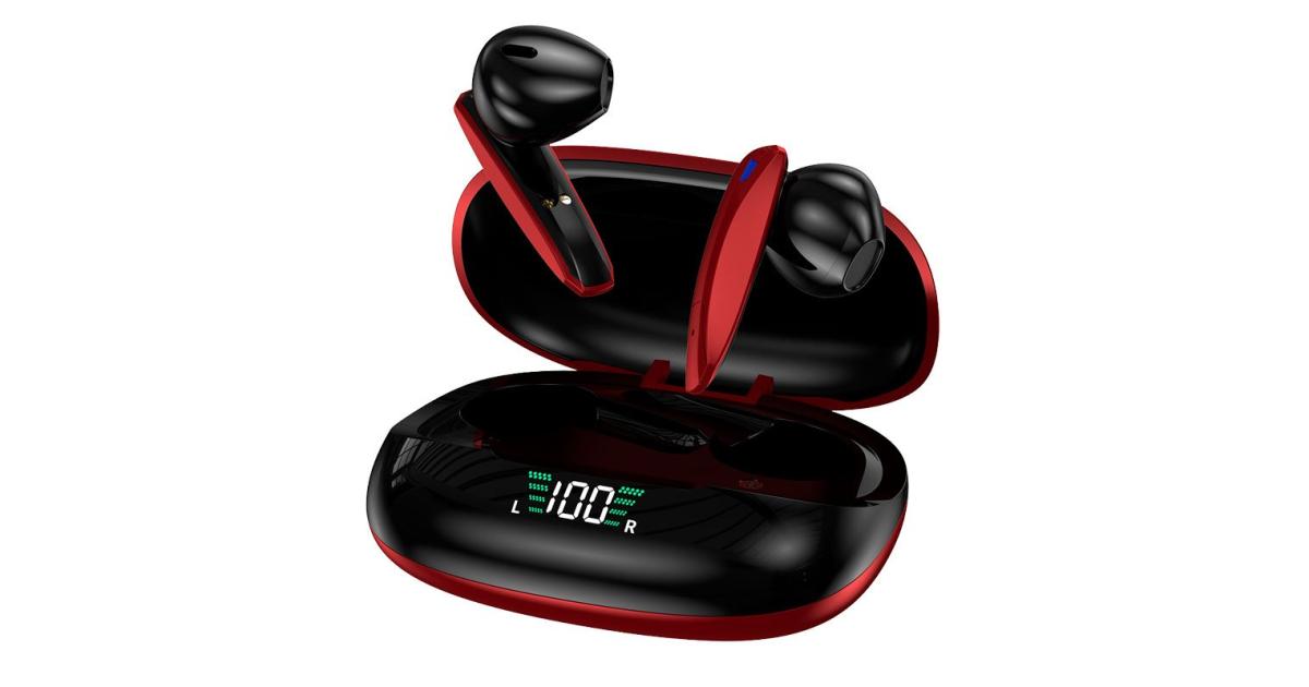 AURICULARES STEREO BLUETOOTH DUAL POD EARBUDS SEM-FIOS TWS LCD