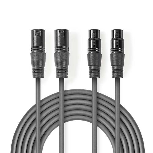 Cable Jack 3.5mm 4 Contactos Macho a Hembra 1.5m - Cetronic