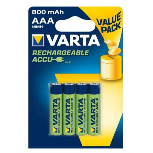 Varta - Batterie Rechargeable Solar Power Accu Aaa / Hr03 Ni-mh