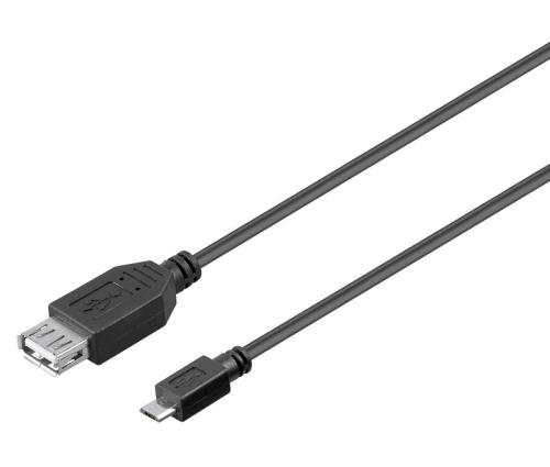 Cable mini-USB (30 cm) – Robótica Fácil