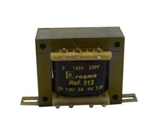 TRANSFORMADOR 6V+6V 0.5A / 125V-220V